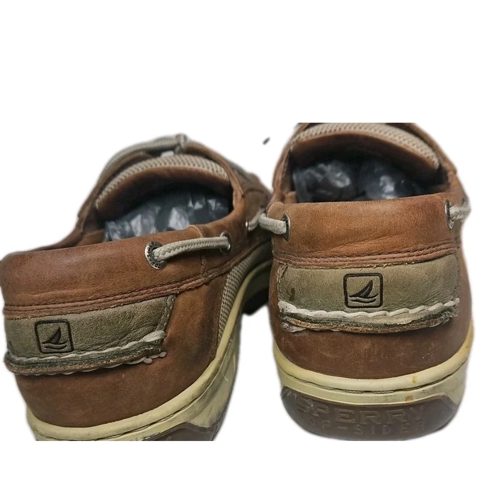 Sperry Top-Sider Billfish Men’s 11 Tan Casual Shoe Boho Retro Cottage Y2K [5D